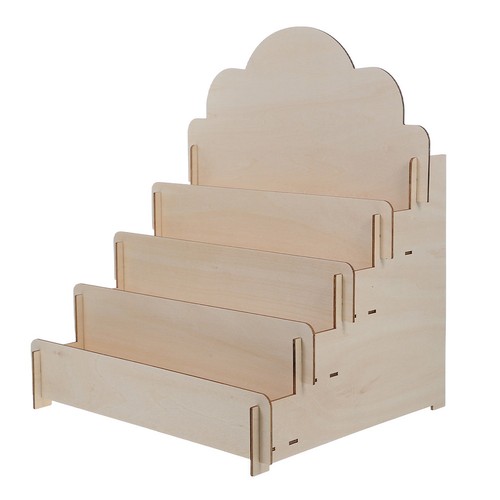 Wooden display stand for home - wooden,
