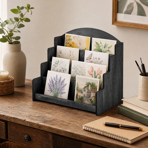 Greeting card display stand - greeting,