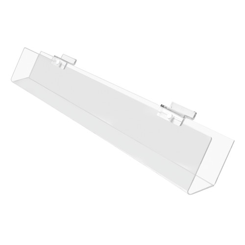 Acrylic slatwall angled - acrylic, shelf