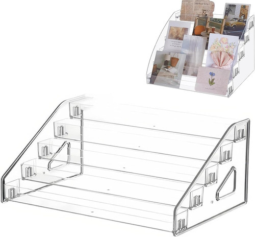 Tier greeting card display - 5-tier,