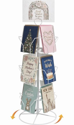 Tier greeting card display - card,