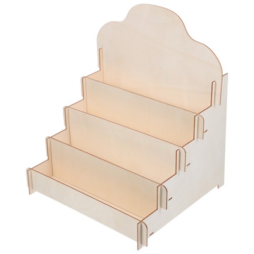 Wooden tiered display - tiered, stand