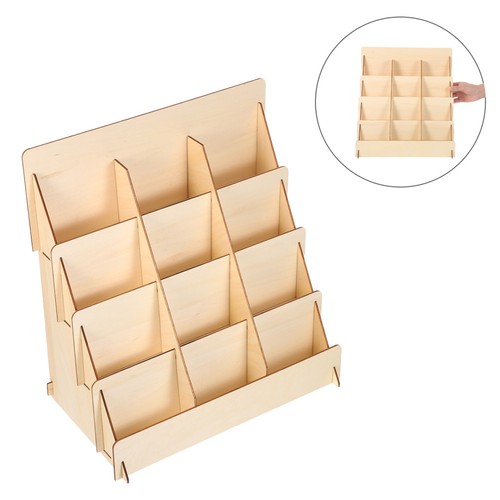 Wooden card display stand - card,
