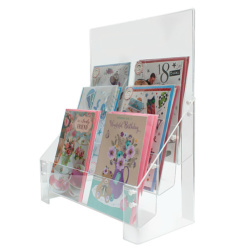 Greeting card stands 3 tier - greeting,