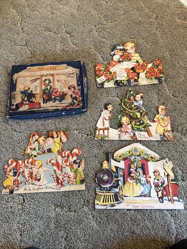 Vintage christmas cards - christmas,