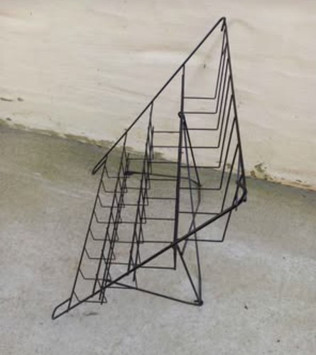Metal display rack stand - metal,